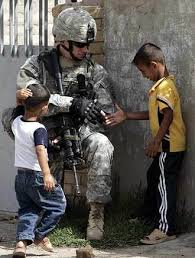 an American soldier in - via Daymix