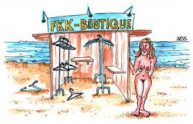 Cartoon: FKK Boutique (medium)