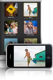 Photos you take appear in the