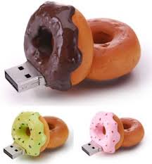 Donut USB drives - via Daymix