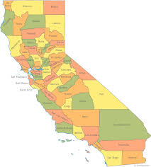 This map shows California's 58 - via Daymix