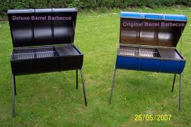 deluxe and original barrel barbecues