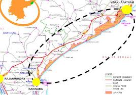 ... to Kakinada (see map)