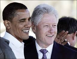 Barack Obama and Bill Clinton