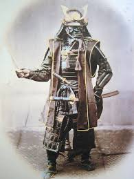 Japanese  samurai   in armour