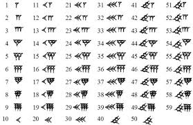 Babylonian Numerals 1 59 