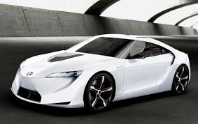 The  Toyota   FT HS hybrid sports car    