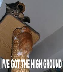 I'VE GOT THE HIGH GROUND