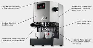 This semi-automatic espresso