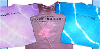 Hypercolor t-shirts. - via Daymix