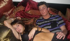 15-year-old Miley posing