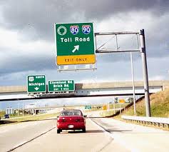 Northbound at the Indiana Toll Road 