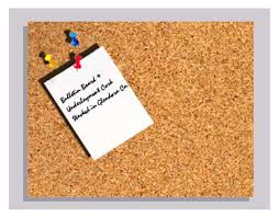 Bulletin Board Cork