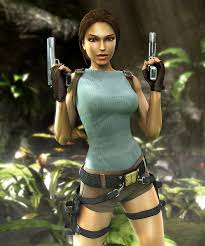 Sorocold and Lara Croft.