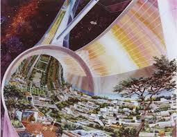Space Colonies designed by - via Daymix