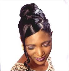   black hair style   updo