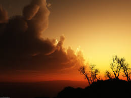 Red Dawn – Landscape Wallpaper