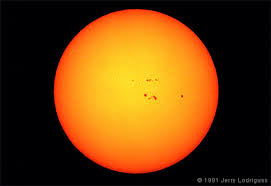 The  Sun   The  Sun   with sunspots shot    