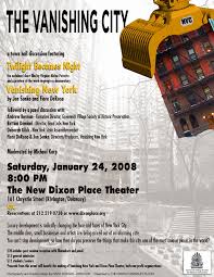 The Vanishing City Event 1/24 - via Daymix