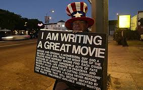 is a wannabe screenwriter - via Daymix