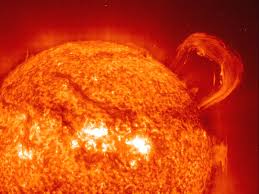 A Solar  Prominence   from SOHO