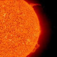   Prominences   are clouds of cooler    