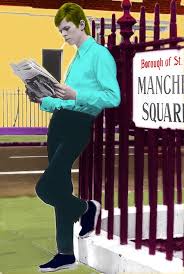 Image <b>David Bowie</b> in Manchester Square <b>...</b> Picture