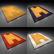 WNBA Basketball Court - via Daymix