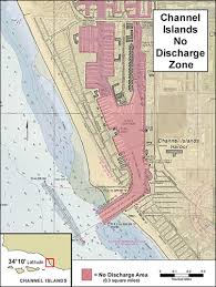 Map of  Channel   Islands No Discharge    