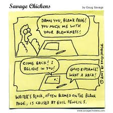 Writers block - via Daymix