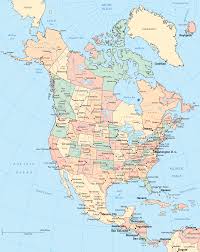 North America Map - via Daymix