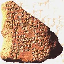      of writing as  cuneiform   based    