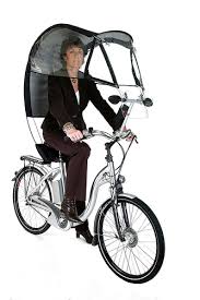 自転車を屋根付きに