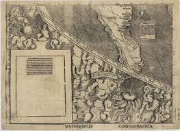 The full  map   also shows the outline    