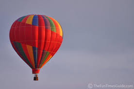 A colorful  hot air balloon   