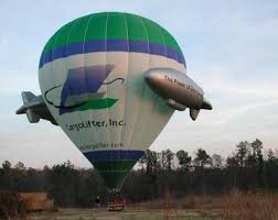 A four passenger CargoLifter hot air
