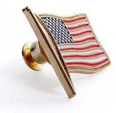   Flag pin   Wear this on your  lapel   