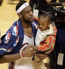 Posted in LeBron James Family - via Daymix