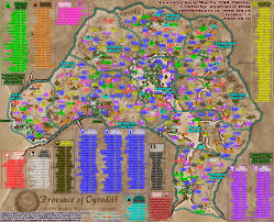 Annotated Oblivion Game Map