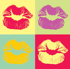 art, lips, pattern, pop Please