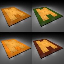 WNBA Basketball Court - via Daymix