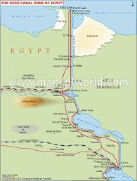 Suez Canal Map