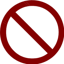 forbidden thing to do