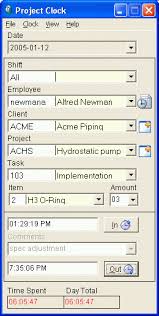       employee time tracking   system 