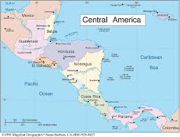 Map of Central America