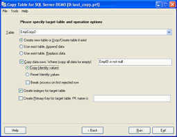 Copy Table for SQL Server - via Daymix