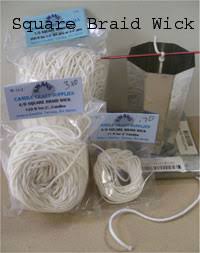 Square Braid Wick - via Daymix