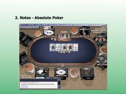 poker differed from table poker