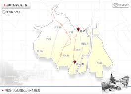 地図から検索：現在区分から検索：東京都 品川区 | 写真の中の明治・