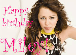 Happy Birthday Miley Myspace